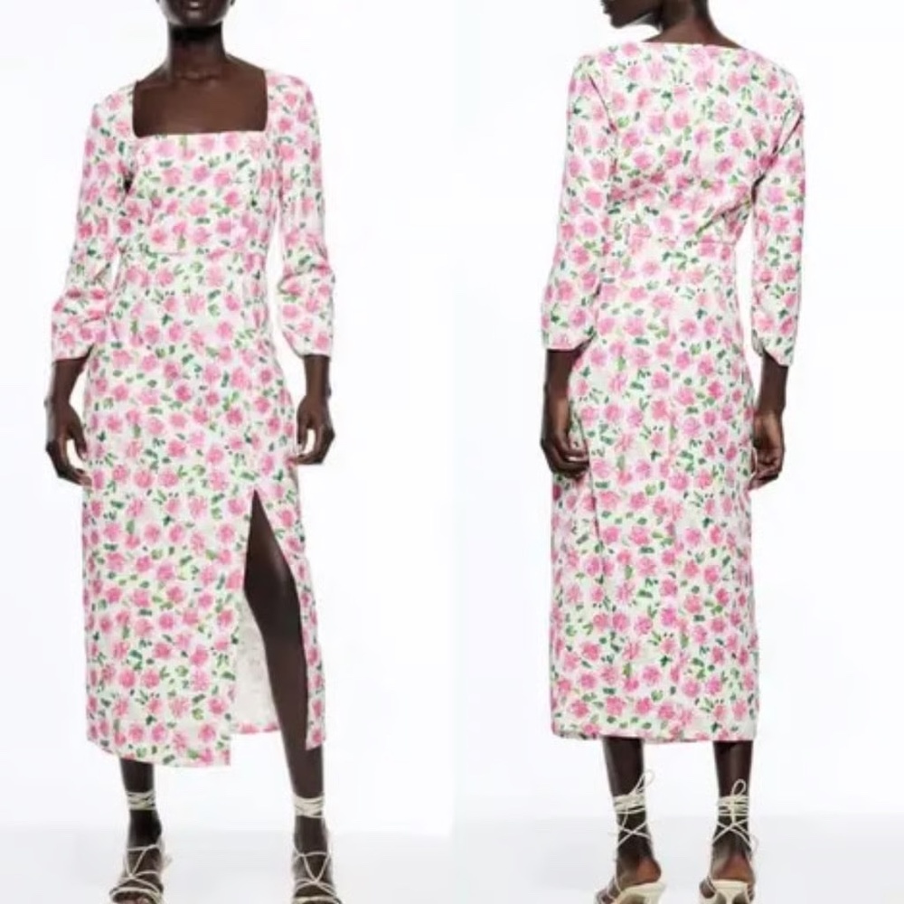 Zara Floral Dress- Perfect Spring Dress
